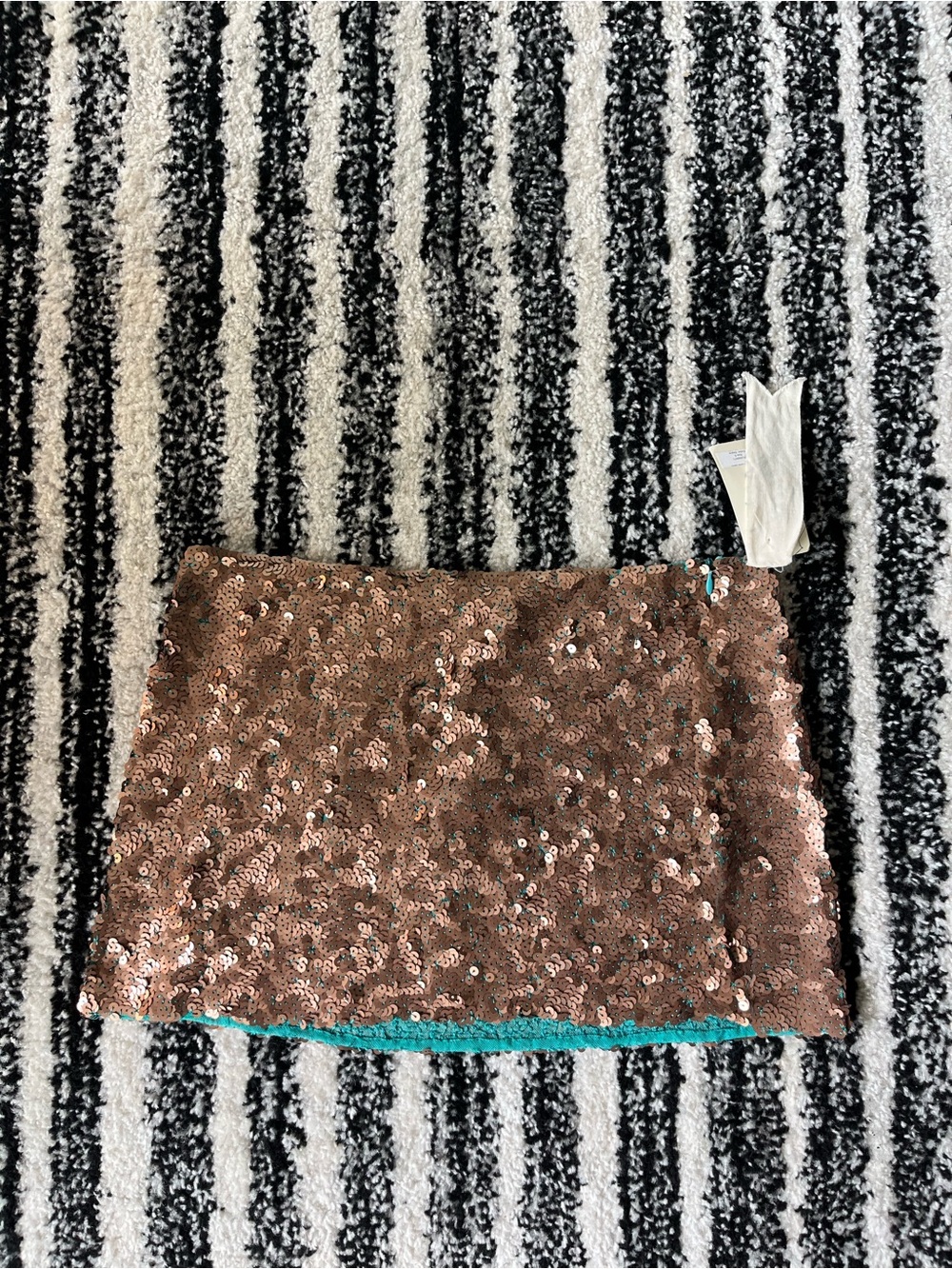 Juicy Couture Rose Gold Sequin Mini Skirt ✨
